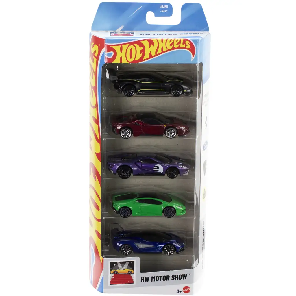 Hot Wheels Motor Show 5 dielna sada autíčok 1 64 Mattel objednať