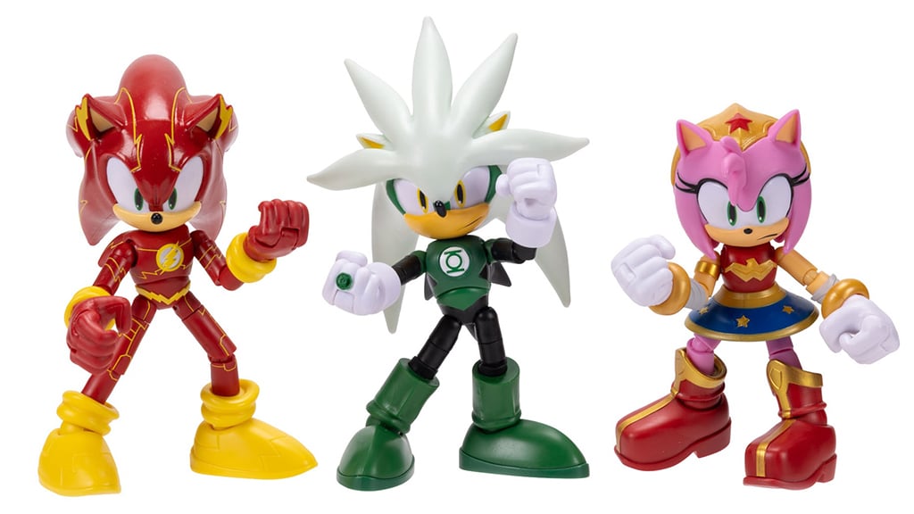 DC Comics a Sonic, ježko, spájajú svoje sily pre fantastickú novú kolekciu figúrok