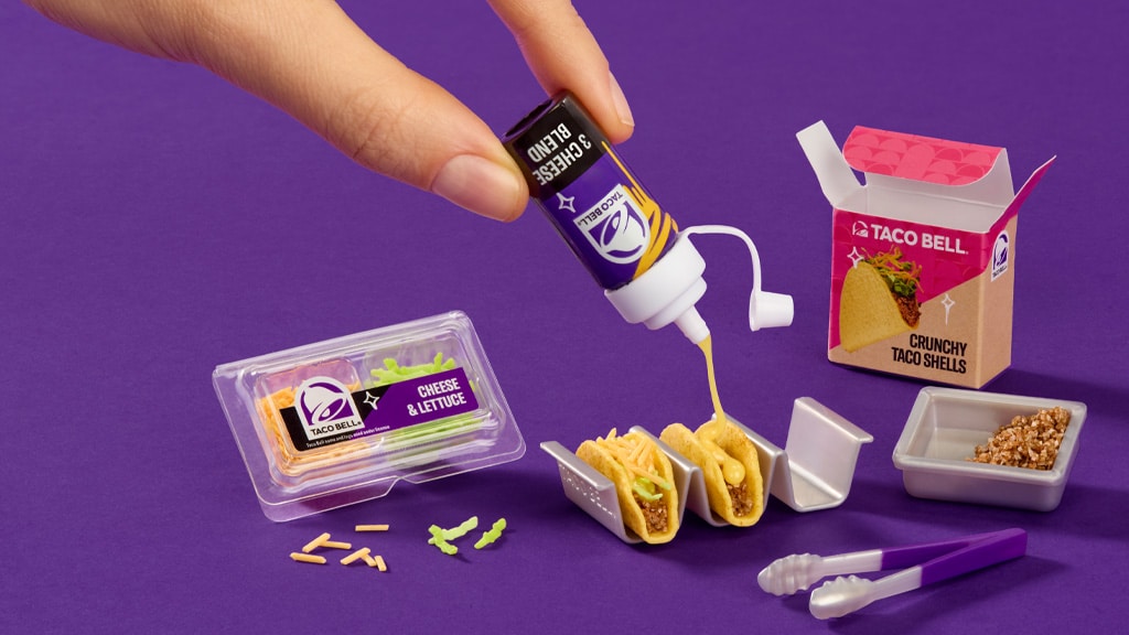 Buď kreatívny s Crunchwrapmi a kolekciou MGA Miniverse Make It Mini Taco Bell!