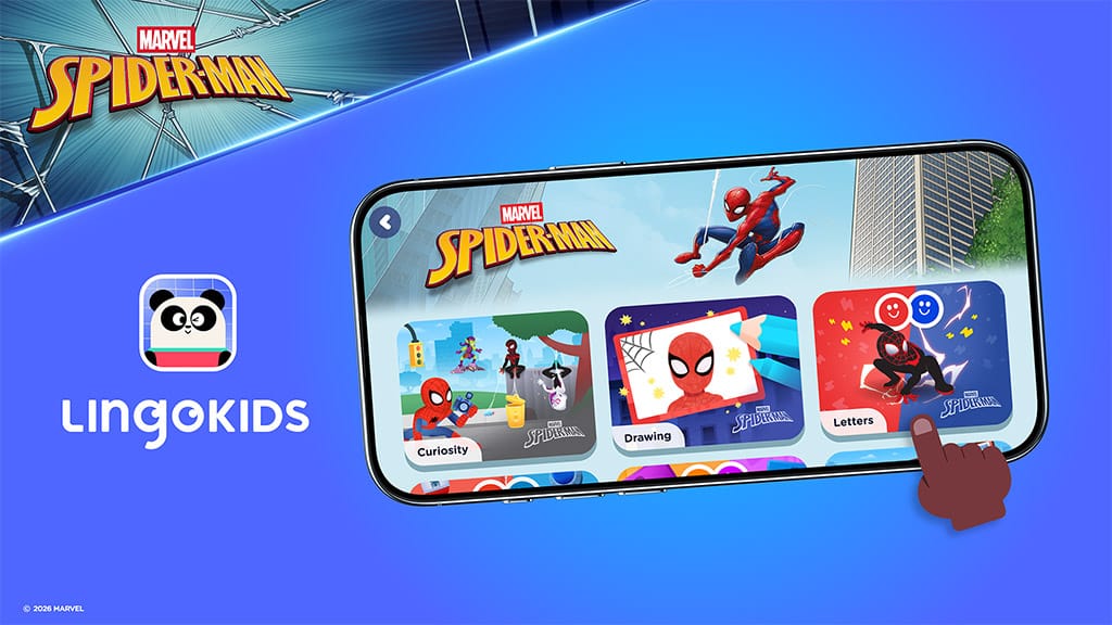 Ponorte sa do pravopisu s novými Spider-Man hrami na Lingokids!