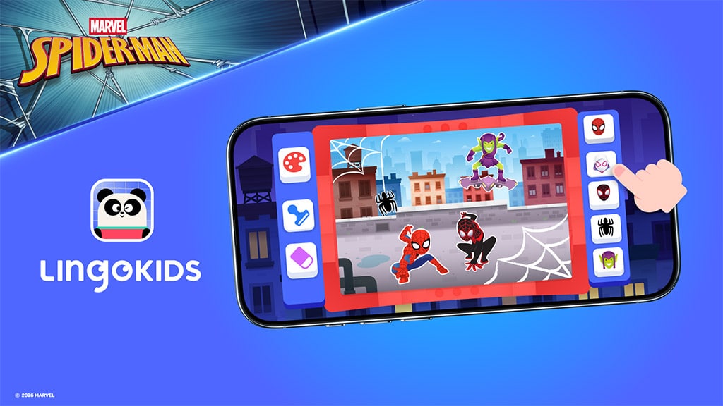Ponorte sa do pravopisu s novými Spider-Man hrami na Lingokids!
