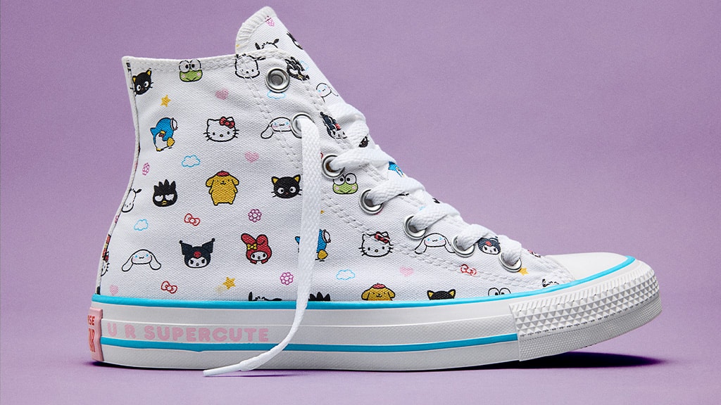 Táto nová kolekcia Converse Hello Kitty je roztomilá od hlavy po päty