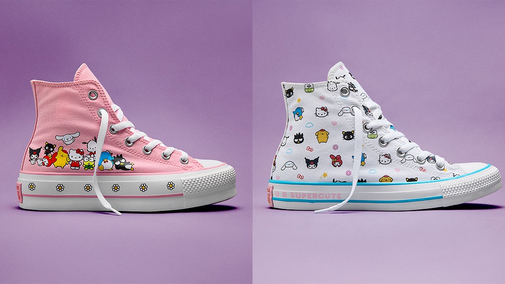 Táto nová kolekcia Converse Hello Kitty je roztomilá od hlavy po päty