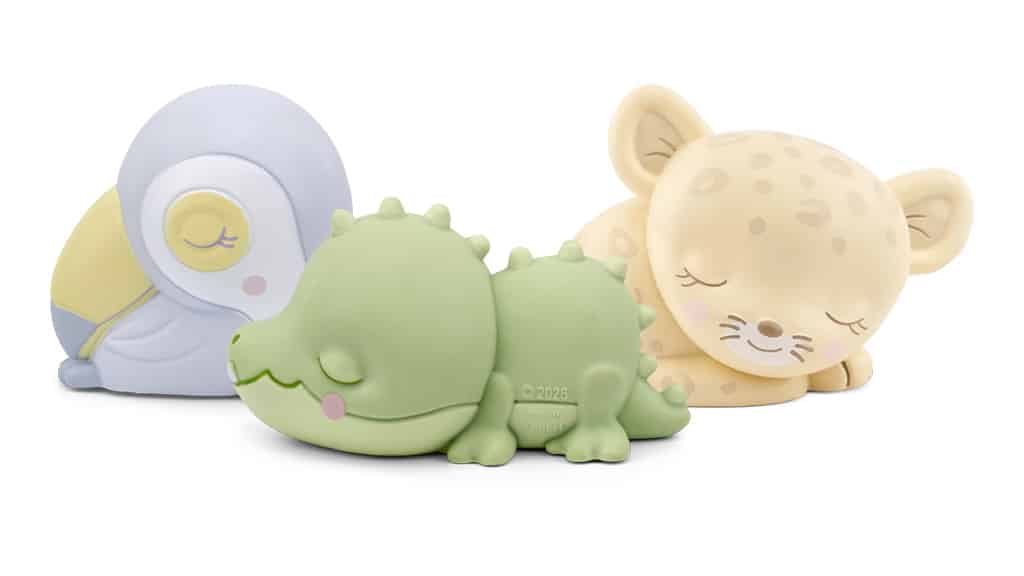 Tieto interaktívne hračky z kolekcie Sleepy Jungle vytvárajú upokojujúcu atmosféru pri zaspávaní