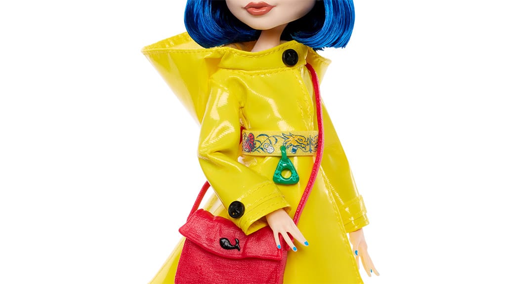 Bábika Monster High Coraline Skullector je roztomilá ako gombík.