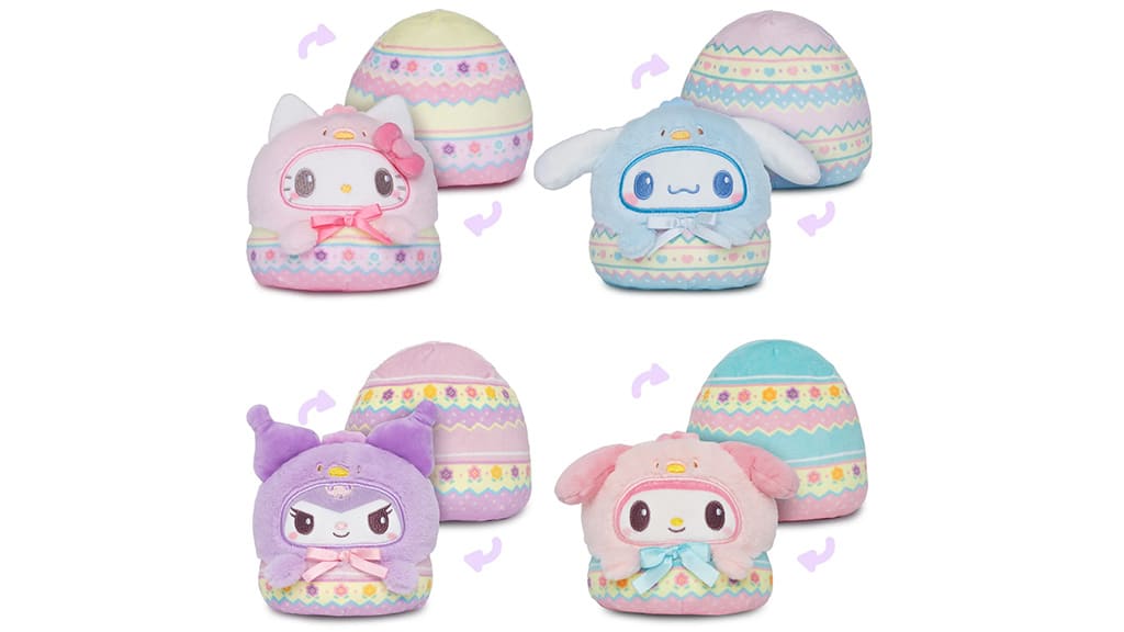 Kifordítható plyšové kamarátky Hello Kitty a jej priateľov od TeeTurtle sú úžasné.