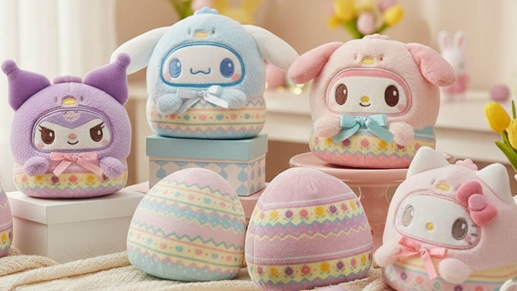 Kifordítható plyšové kamarátky Hello Kitty a jej priateľov od TeeTurtle sú úžasné.