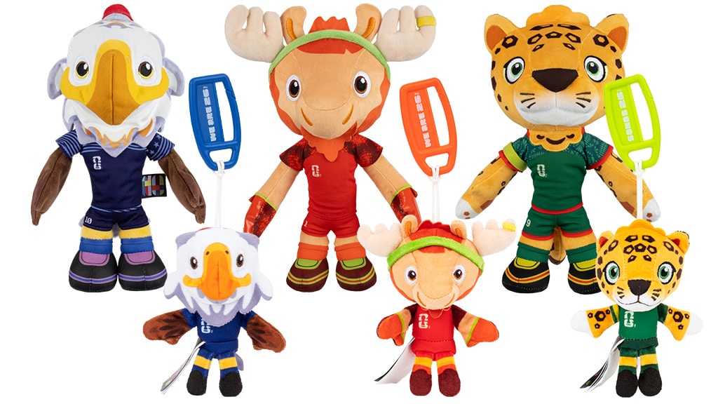 Jazwares FIFA 2026 MS Squishmallows plyšové postavičky sú naozaj cool