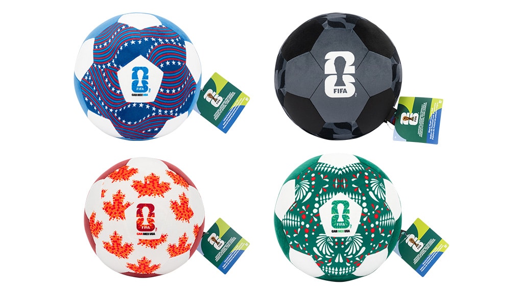 Jazwares FIFA 2026 MS Squishmallows plyšové postavičky sú naozaj cool