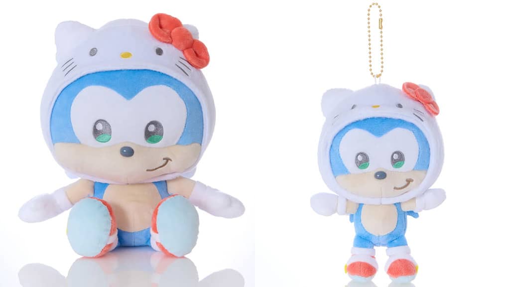 Roztomilé plyšové hračky sa zrodili zo spolupráce Sanrio a Sonica, ježka