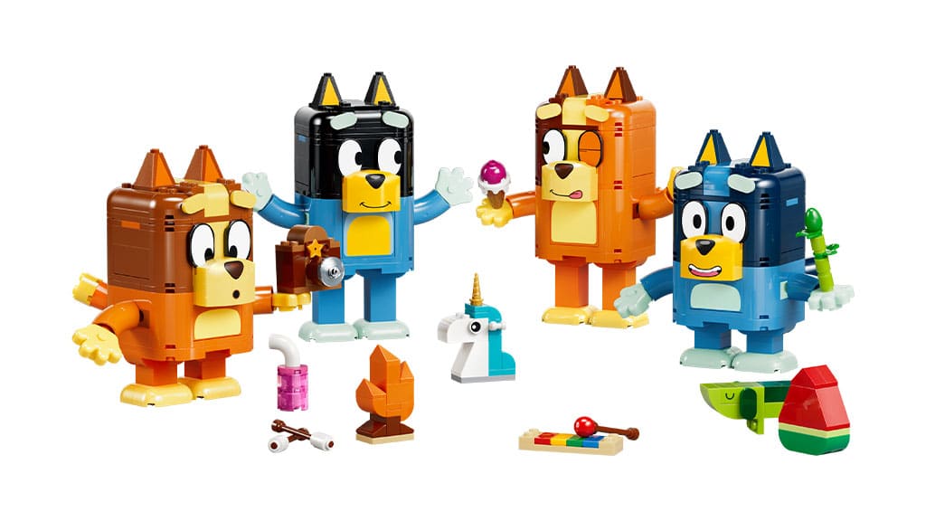 Urob si deň najlepším s týmito novými LEGO Bluey setmi!