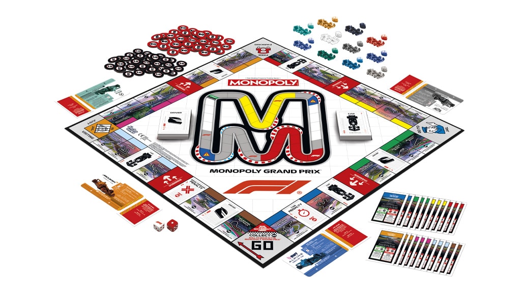Roztoč klasickú spoločenskú hru s edíciou Hasbro Monopoly F1!