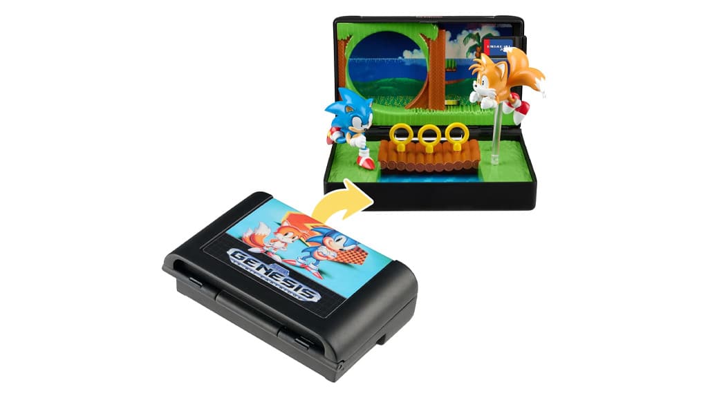 Wilder Toys Hrdinovia konzol: Sonic, ježko zberateľská kazetová dioráma