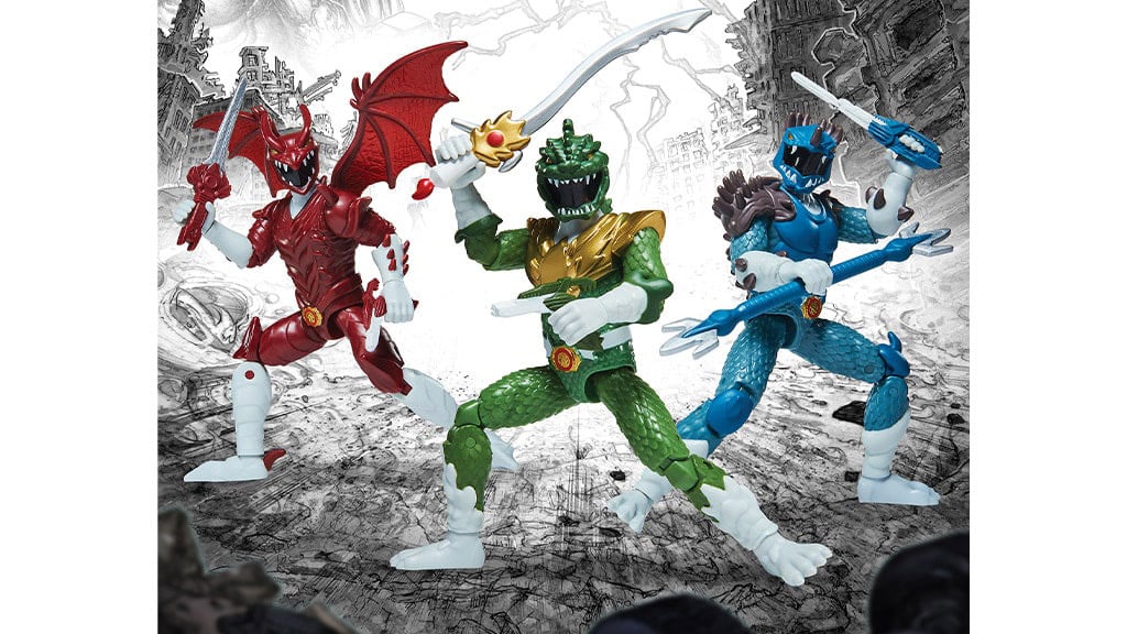 Akčné figúrky Playmates Toys Godzilla vs. Mighty Morphin Power Rangers