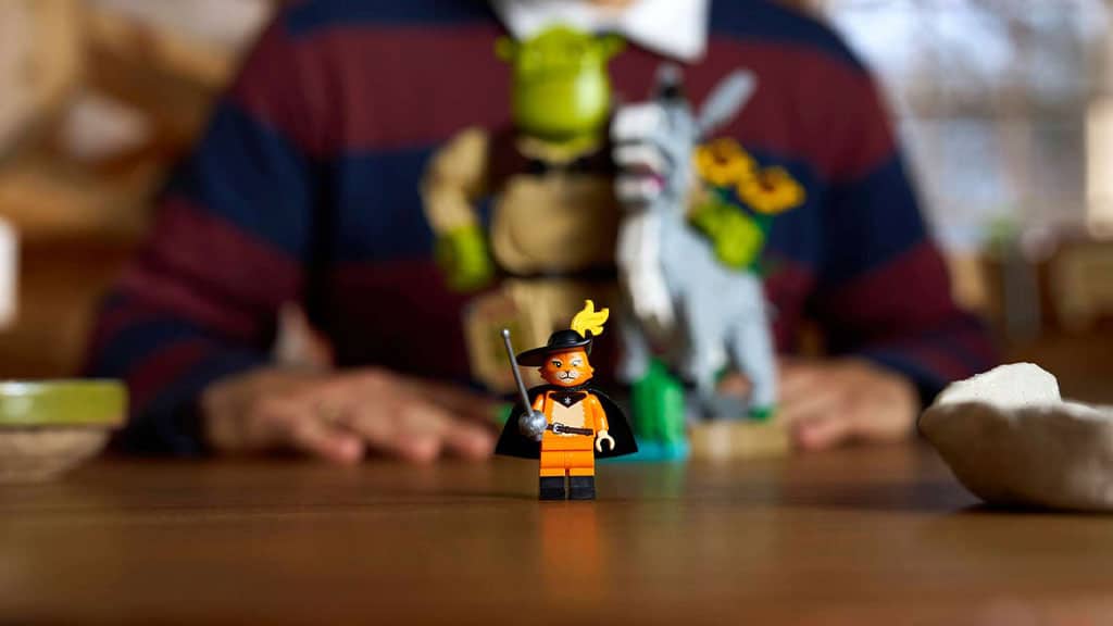 LEGO Ideas Shrek, Donkey a Puss in Boots set