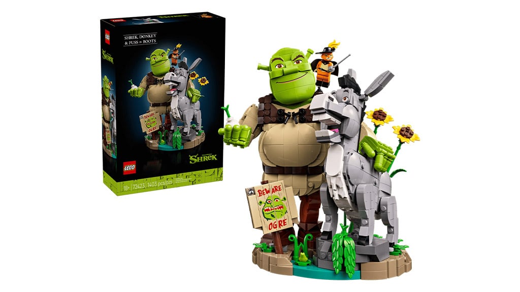 LEGO Ideas Shrek, Donkey a Puss in Boots set