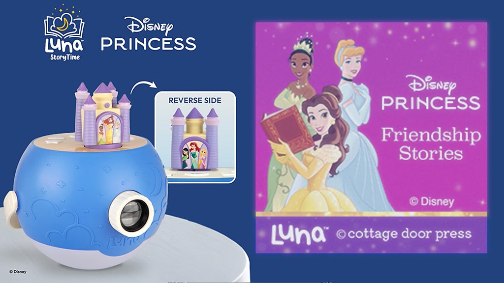 Zažite kúzlo Disney princezien s novou figúrkou Luna rozprávkovej projektora!