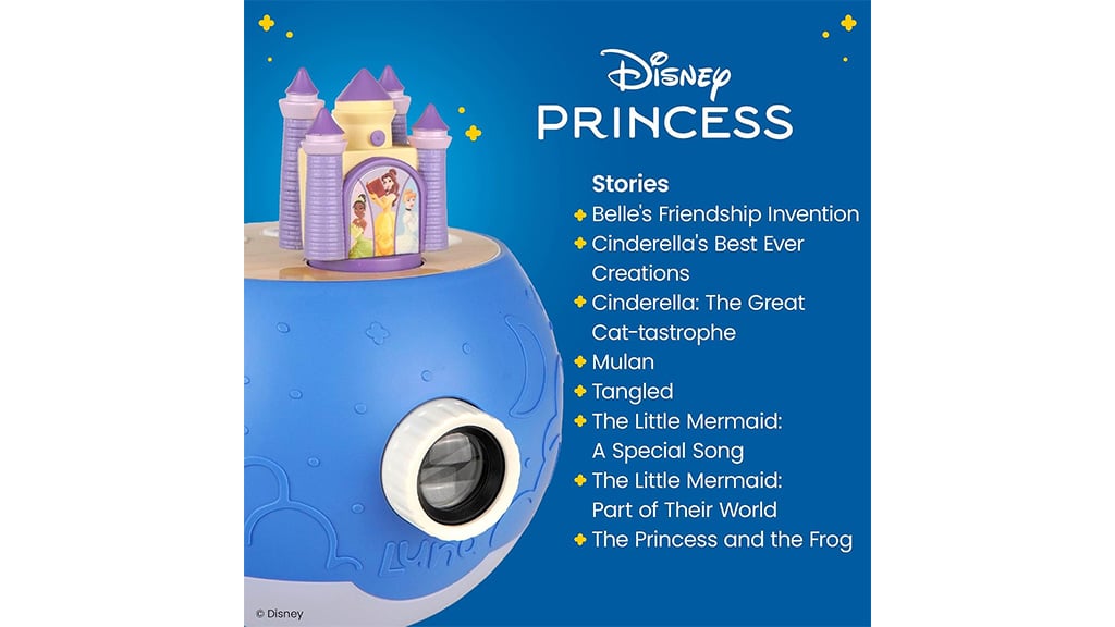 Zažite kúzlo Disney princezien s novou figúrkou Luna rozprávkovej projektora!