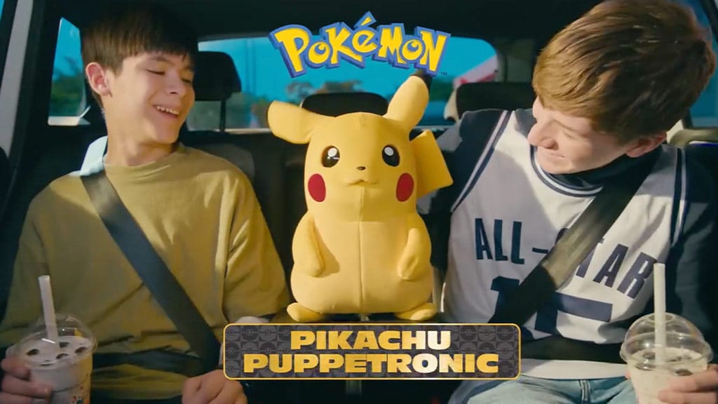 Jazwares RealFX Pokémon Pikachu Puppetronic interaktív plyš