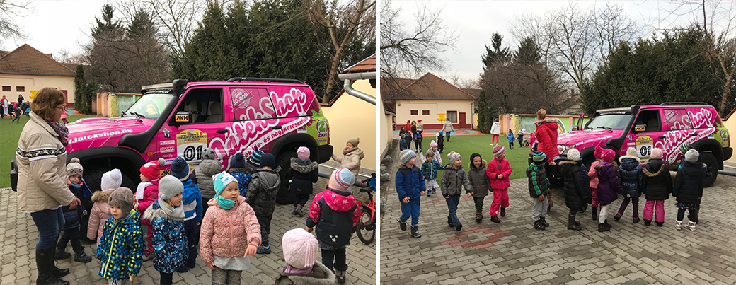 Návšteva predškolského tímu JátékShop Racing..