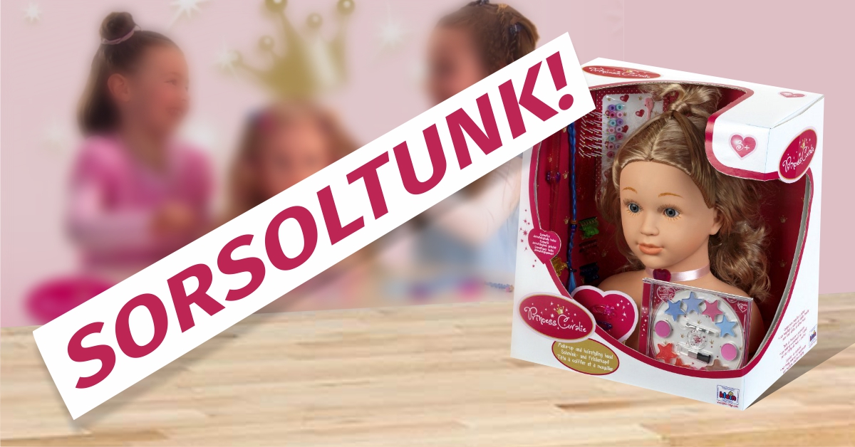 Súťaž o Coralie Princezná česateľná bábika hlava VYHLÁSENIE VÝHERCOV!