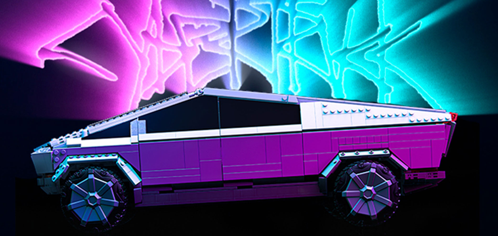 MEGA predstavuje prvý zostaviteľný Cybertruck