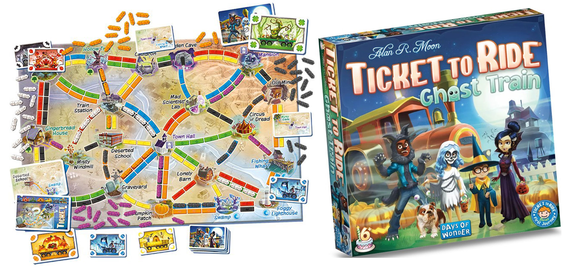Asmodee predstavuje hru Ticket to Ride: Ghost Train