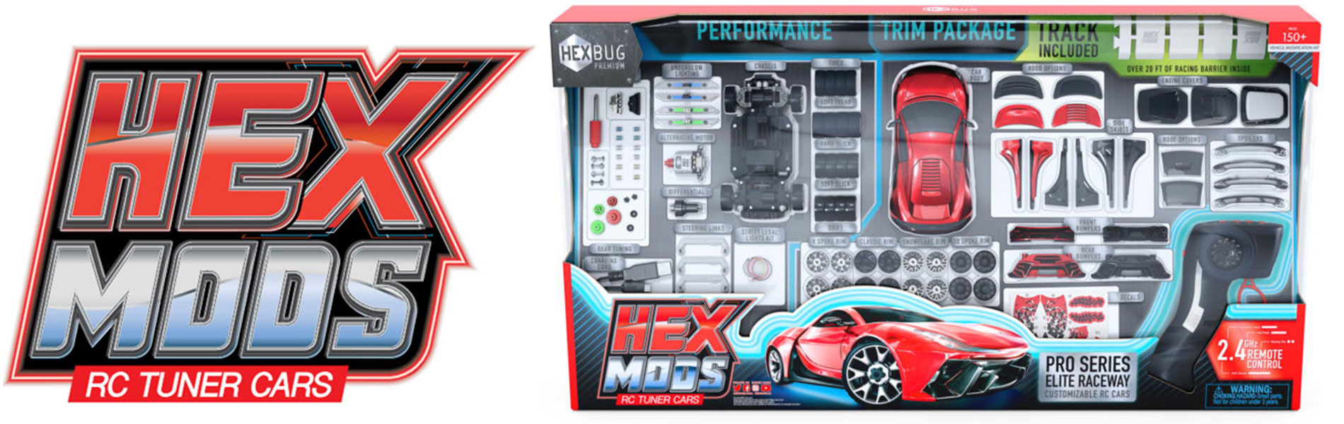 Hexbug spúšťa Hexmods diaľkovo ovládané autá
