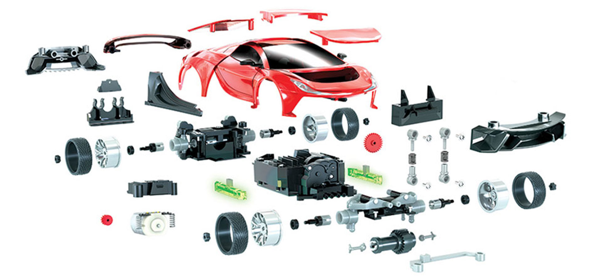 Hexbug spúšťa Hexmods diaľkovo ovládané autá