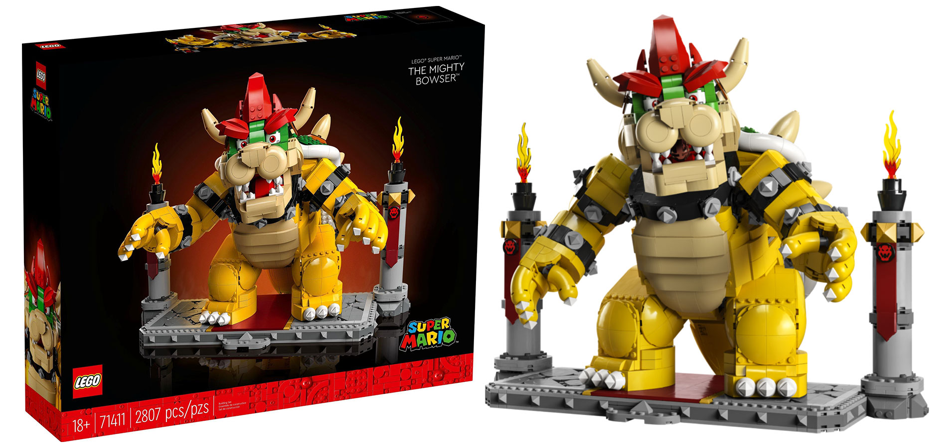 LEGO predstavil obrovský Bowser Super Mario set