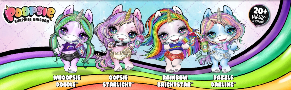 Poopsie súpravy na vytvorenie kaky jednorožca od MGA Entertainment!
