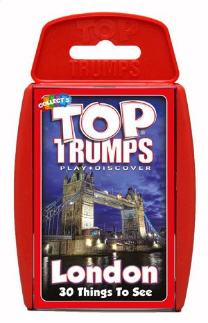 Nová kartová hra Londýn od Top Trumps