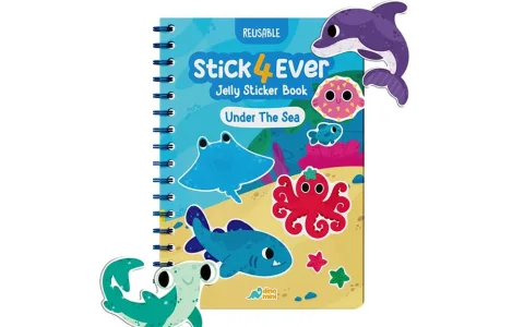 Dinomini Publishing – Stick4Ever gélové nálepkové knihy