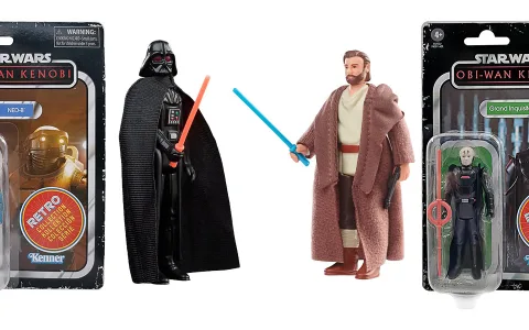 Postavy zo série Obi-Wan Kenobi prichádzajú na pulty obchodov v retro štýle