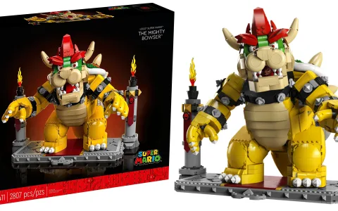 LEGO predstavil obrovský Bowser Super Mario set