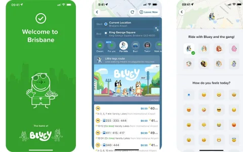 Cestuj s Bluey v reálnom živote s novou funkciou Citymapper pre deti