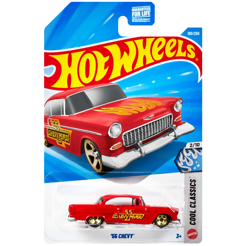 Hot Wheels: '55 Chevy autíčko 1/64 - Mattel kép 1