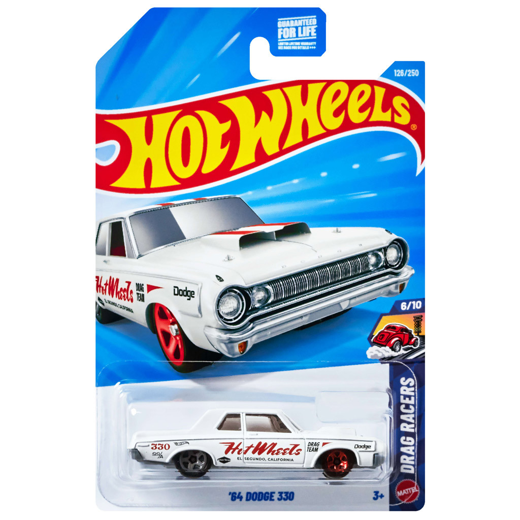 Hot Wheels: '64 Dodge 330 autíčko 1/64 - Mattel kép 1