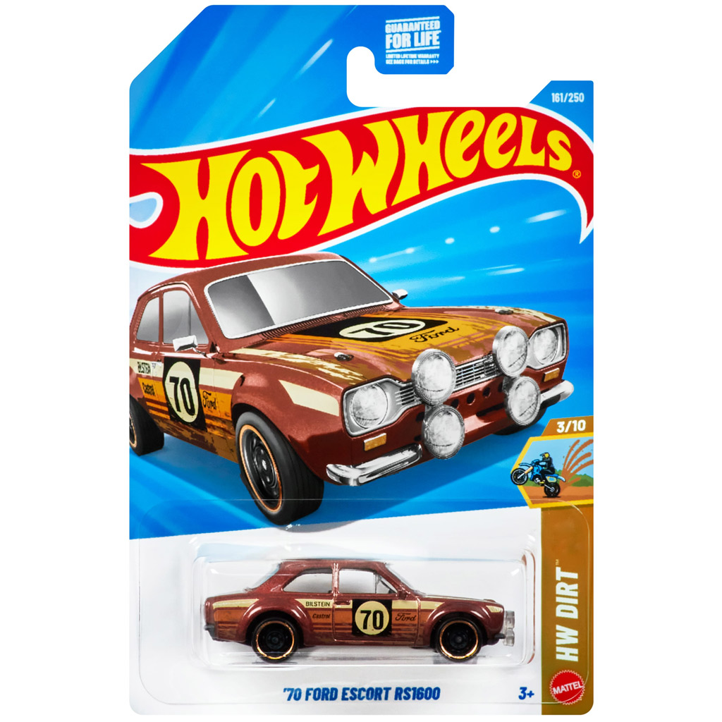 Hot Wheels: '70 Ford Escort RS 1600 autíčko 1/64 - Mattel kép 1
