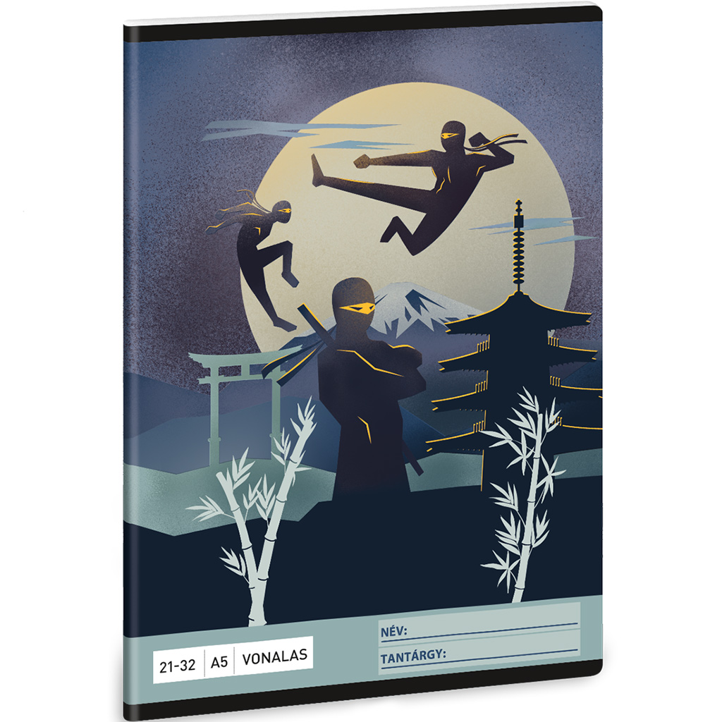 Ars Una: Ninjas in the dark linajkový zošit A/5 21-32 kép 1