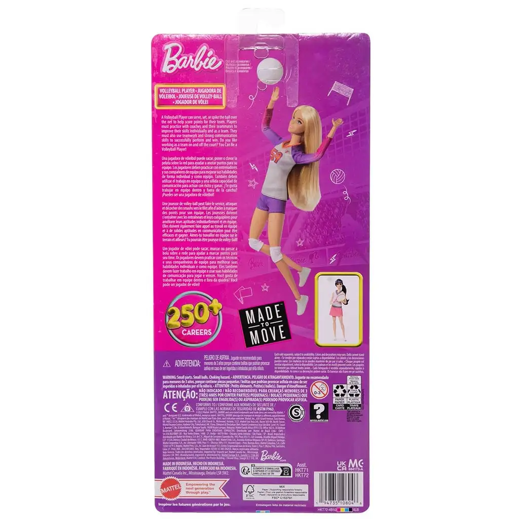 Barbie Športové bábiky - Volejbalista - Mattel kép 3