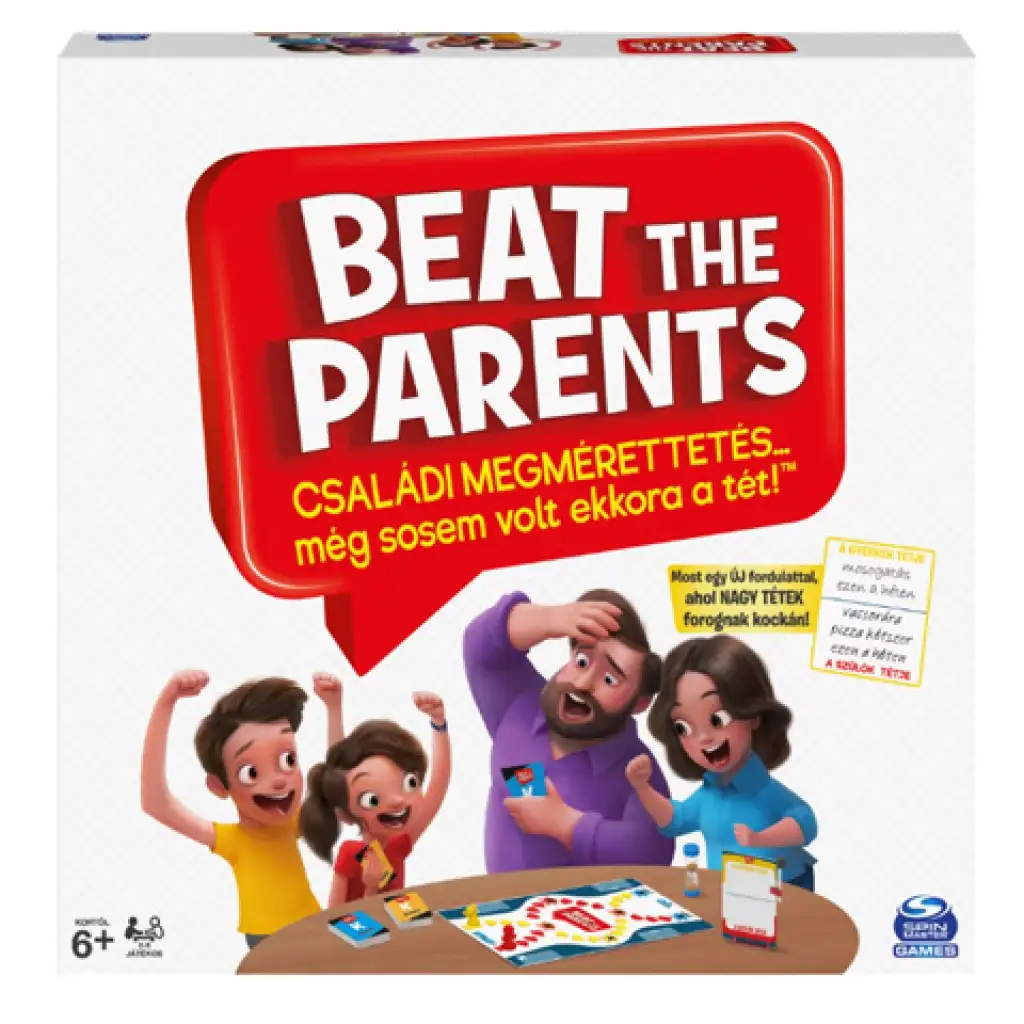 Beat the Parents spoločenská hra - Spin Master kép 1