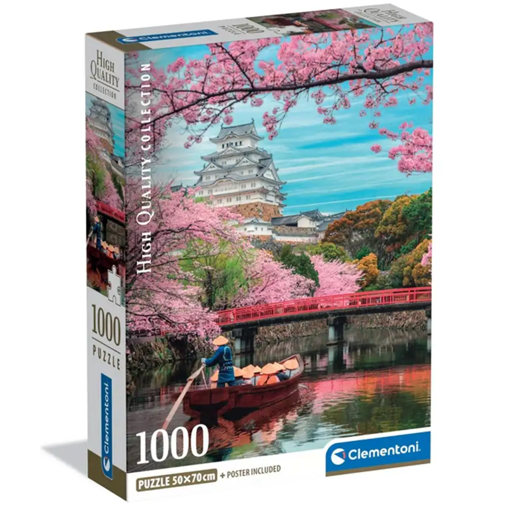 Himeji hrad na jar 1000-dieliková HQC puzzle - Clementoni kép 1