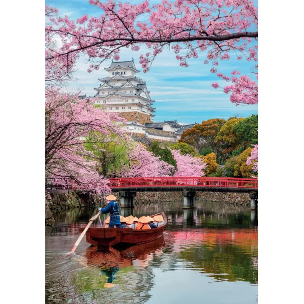 Himeji hrad na jar 1000-dieliková HQC puzzle - Clementoni kép 2