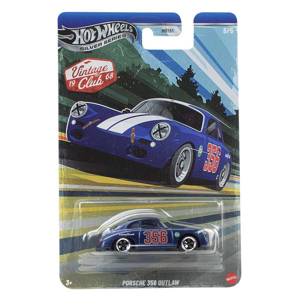 Hot Wheels: Vintage Porsche 356 Outlaw autíčko 1/64 - Mattel