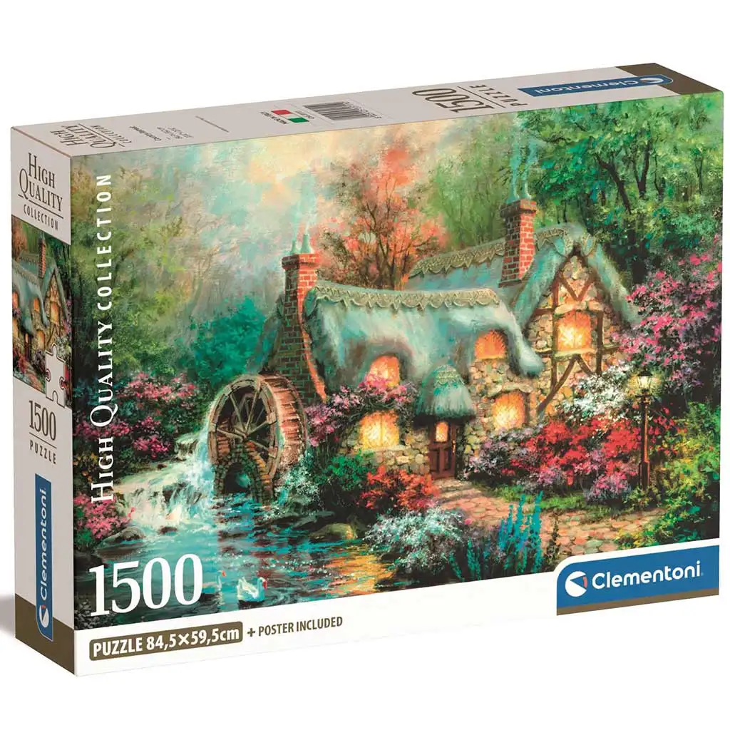 Lesná chata 1500-dielne HQC puzzle 84,5x59,5cm - Clementoni kép 1
