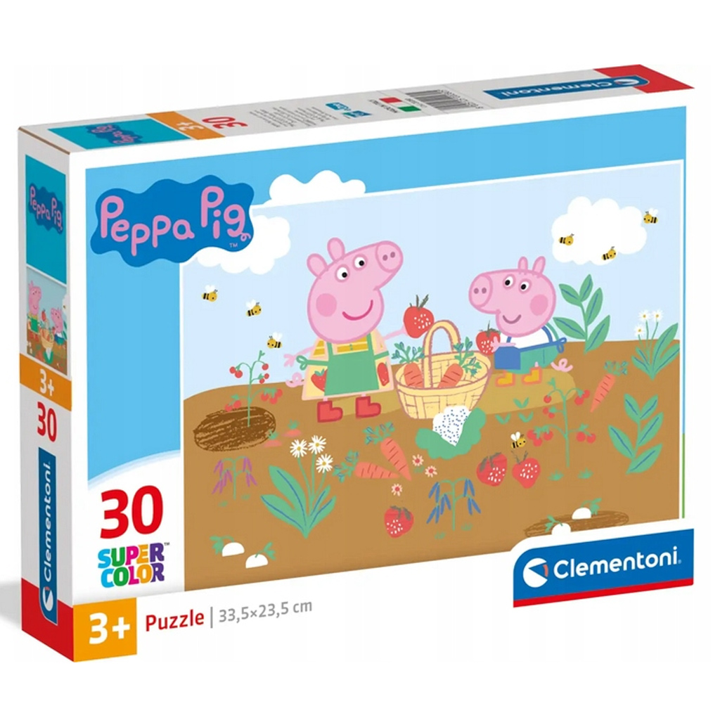 Peppa prasiatko 30 ks Supercolor puzzle - Clementoni objednať nákup ...