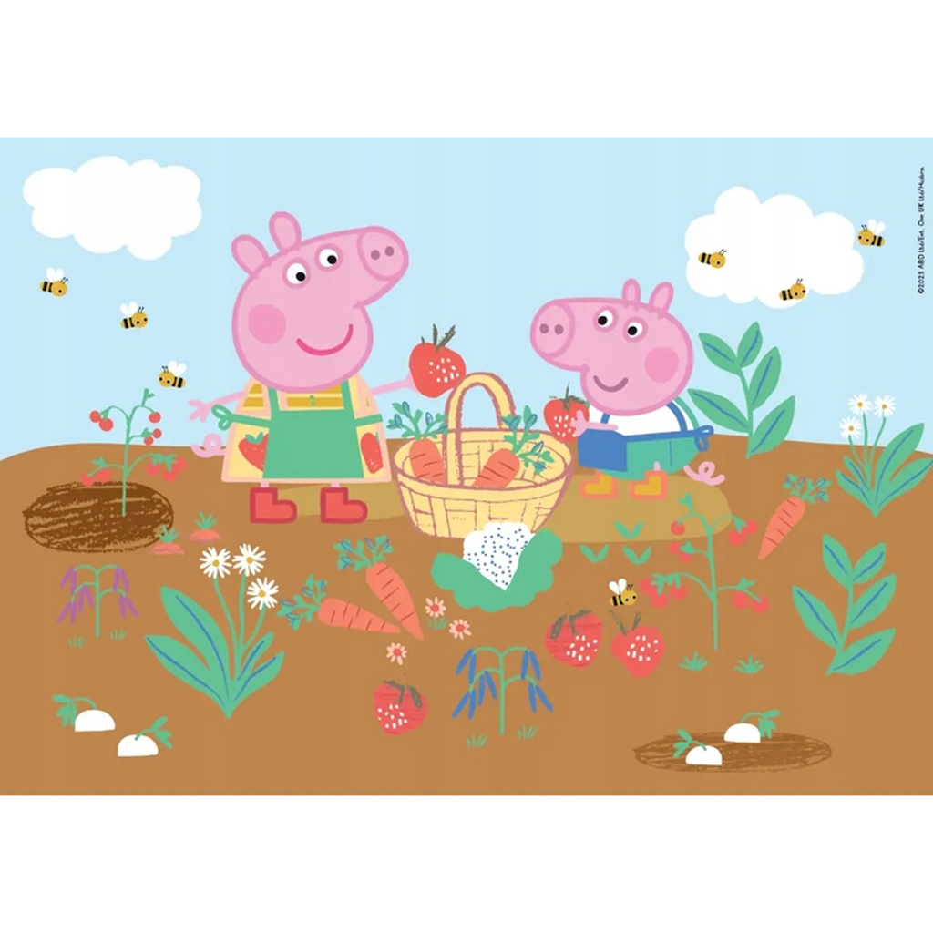 Clementoni Supercolor Puzzle Double Face Coloring Peppa Pig 60 Pezzi – Da Colorare, Con Pennarelli, Made In Italy, 5+ Anni