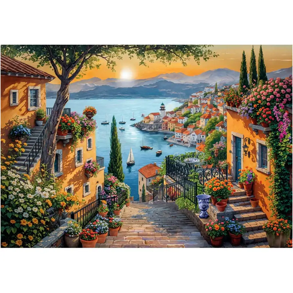 Prechádzka v prístave HQC 1500-dielikové kompaktné puzzle - Clementoni kép 2