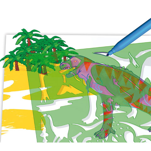 Quercetti Kresliace Sablony Dinosaury 4ks Objednat Nakup Lacne Ceny
